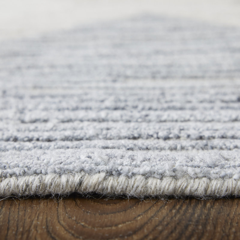 Elias Modern Diamond Ivory Area Rug, Rectangle 10' x 14'