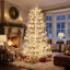 6FT Pre-lit Aspen Fir Artificial Christmas Tree,