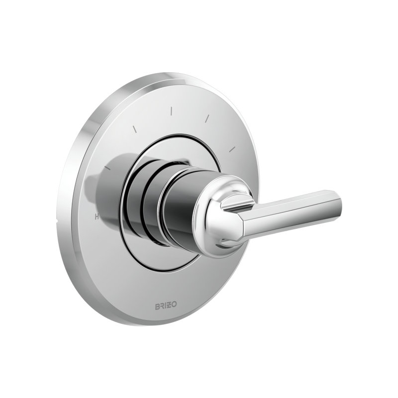 Levoir® Sensori® Thermostatic Valve Trim, Polished Chrome, Lever
