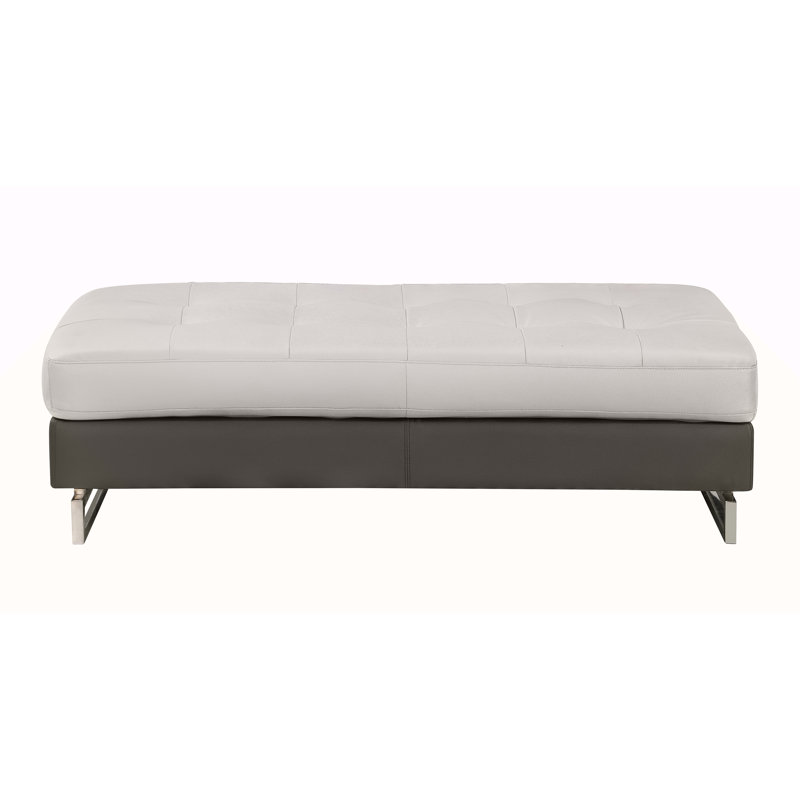 Canapé modulaire en cuir véritable Global United