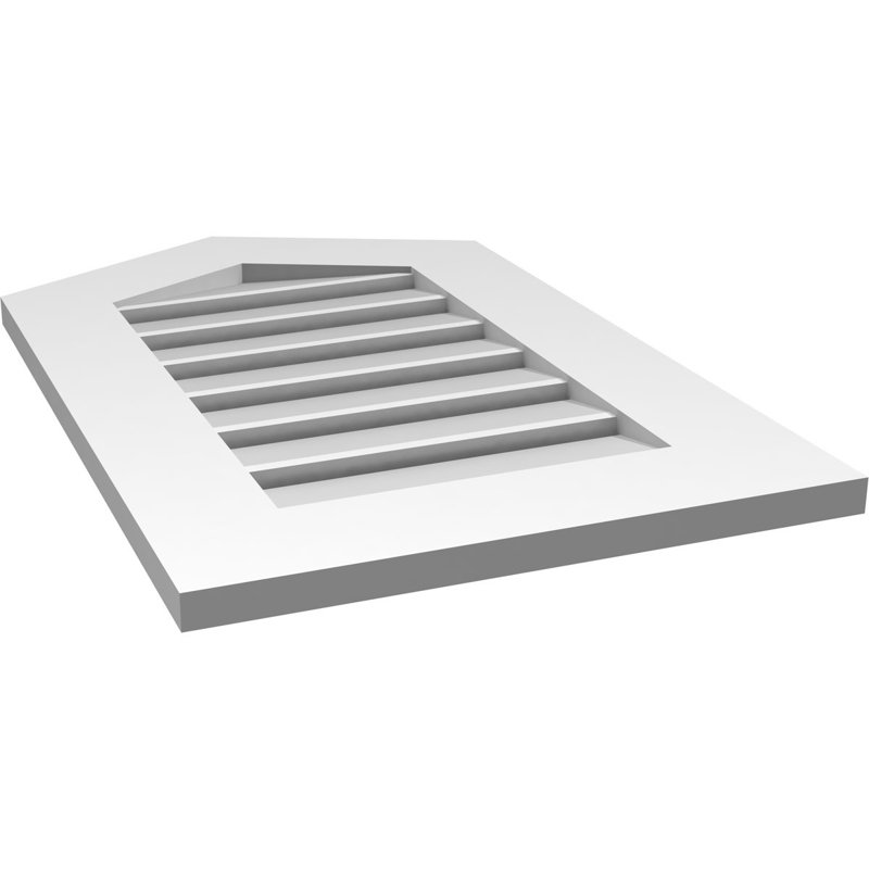 Ventilé à pignon fonctionnel en uréthane Signature, H 28 po x l 18 po x P 1 po, 6/12