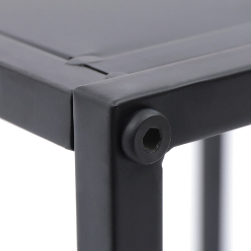 2 PCS Black Frame Nesting Tables