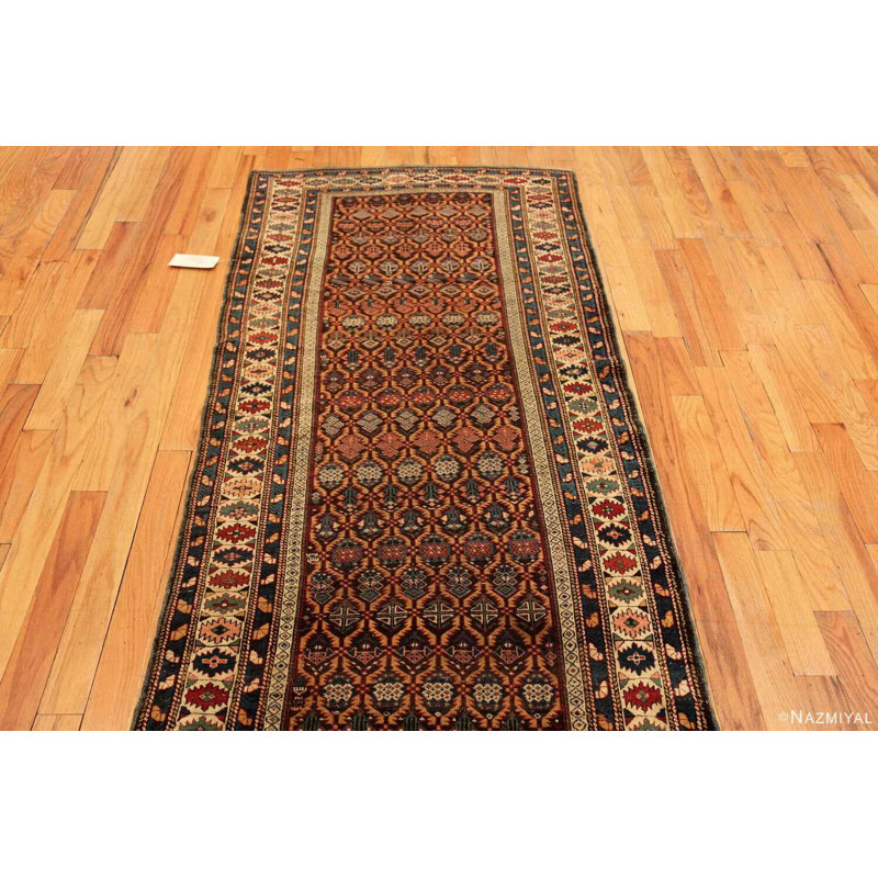 One-of-a-Kind Runner 3'6" X 11'6" Hand Knotted Area Rug