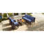 Ensemble de meubles de patio 4 pièces avec fauteuils pivotants Go