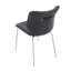 Chaises de salle à manger de style Mid-Century moderne avec support ergonomique et pieds galvanisés