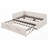 Full Size Upholstered L-Shaped Daybed with Twin Size Pop Up Trundle &amp; USB Ports - No Box Spring Needed, Strong &amp; Durable-334440520