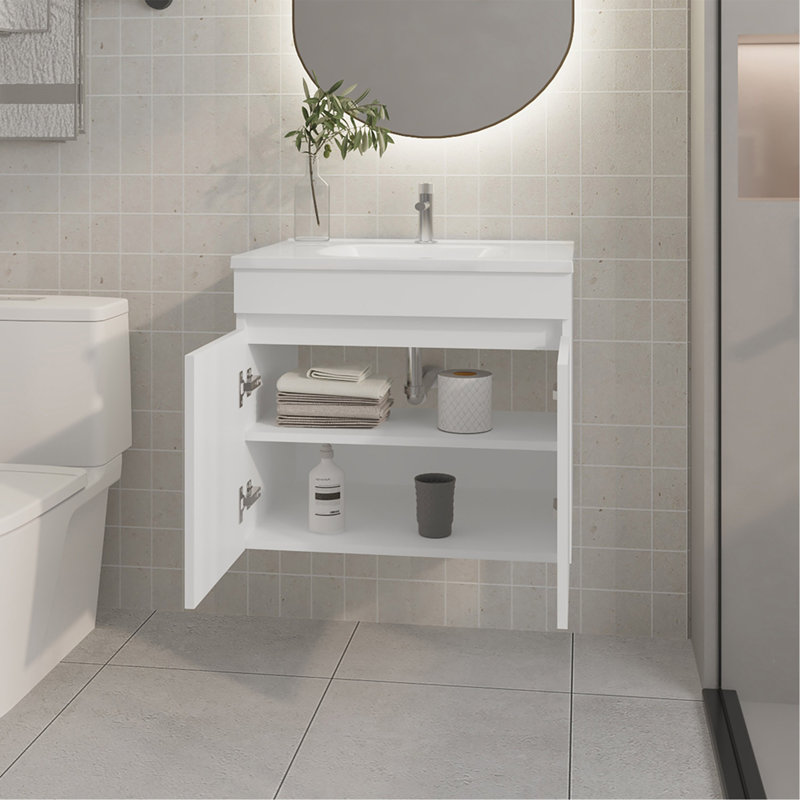 Colville Vanity Sink, White, Bathroom