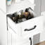 Armoire de cuisine en bois massif H 63 po avec 3 tablettes réglables, garde-manger avec 1 tiroir et une porte-59415577-48846514