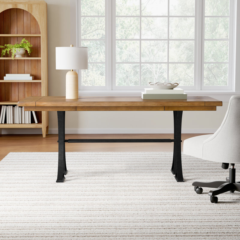 Metal Base Writing Desk