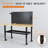 Workbench With Large Pegboard& Partiti...