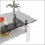 Table basse moderne moderne avec plateau en verre trempé et panneau de fibres à densité moyenne, parfaite pour les salons élégants-134270114-134270115