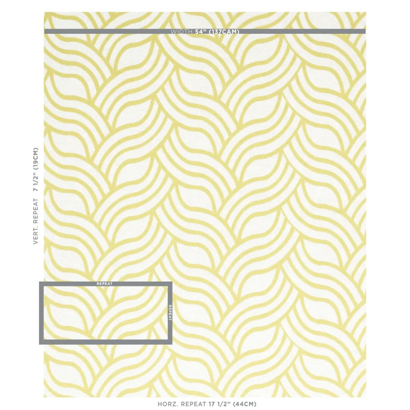 Tissu Sangomar, Citron
