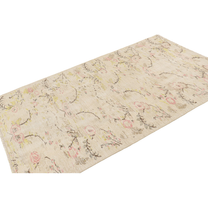 One-of-a-Kind 4'3" X7'4" Hand Knotted Area Rug