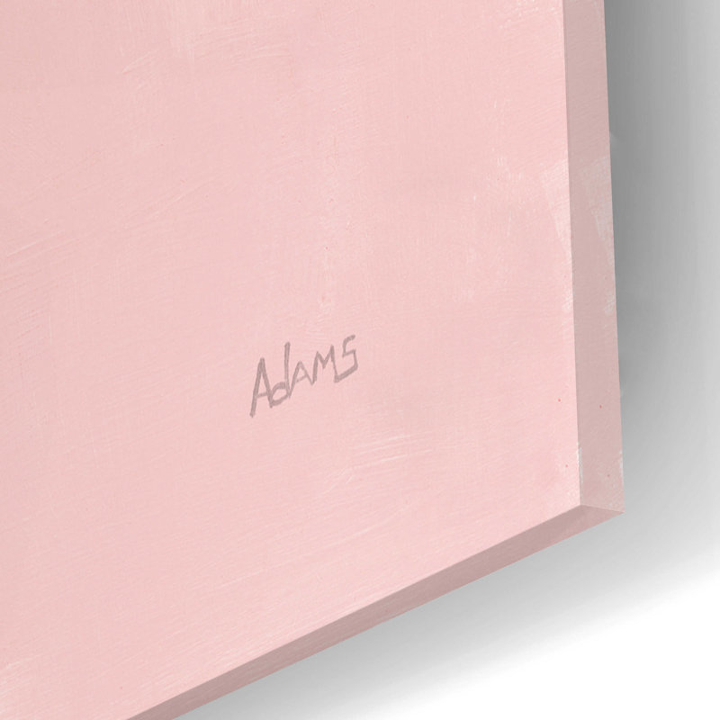 «Splash Pink» par Phyllis Adams, H 12 po x l 12 po x P 0,13 po