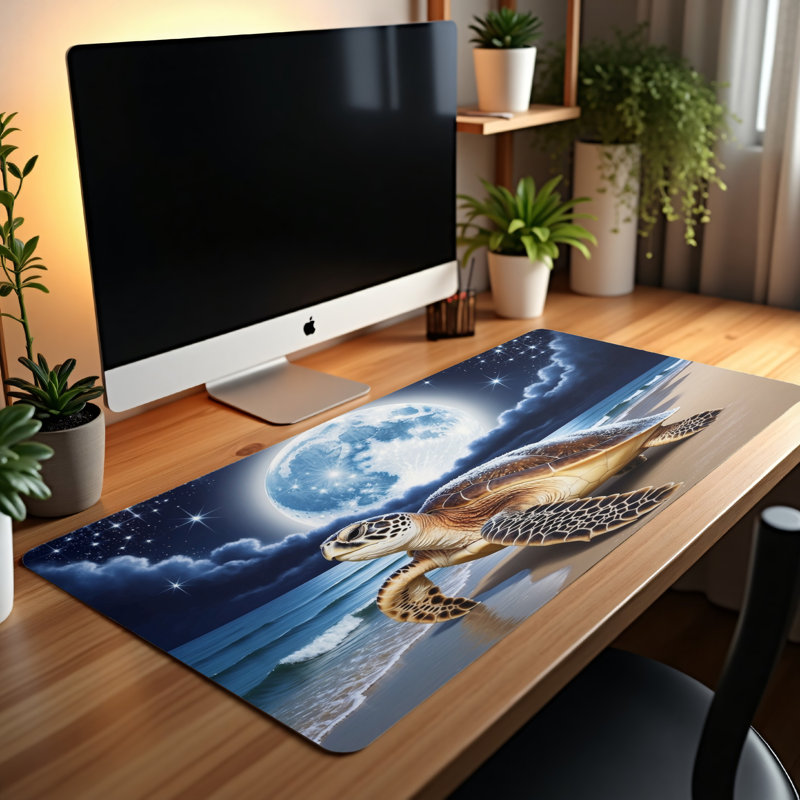 Polyester Desk Pad, 31.5x15.5