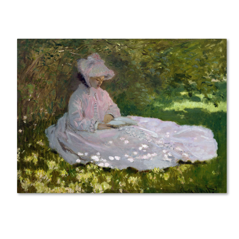 « printemps », reproduction sur toile tendue, H 24 po x l 32 po
