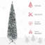 Arbre de Noël artificiel mince enneigé 9 pi de hauteur 9 pi-226815040