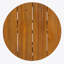 Table d'appoint ronde d'extérieur, table de bout en bois