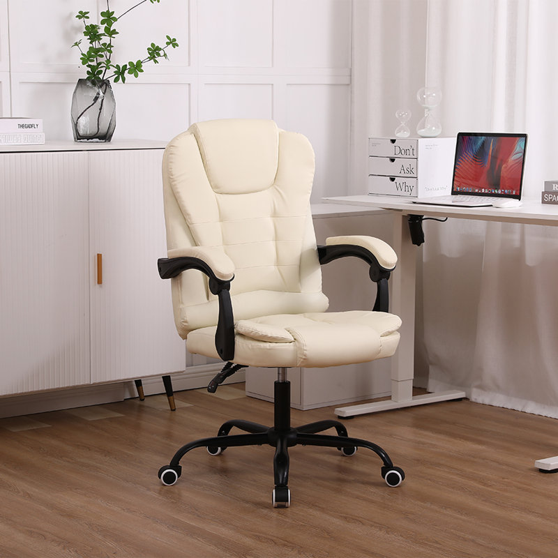 Rebrilliant Office Chair, White