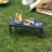 5-piece Hdpe Adirondack Patio Furniture Set - 4 Stackable Chairs & 1 Large Side Table, All-weather, Uv Resistant-77821523