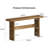 Classic 63-inch Solid Wood Sofa Table