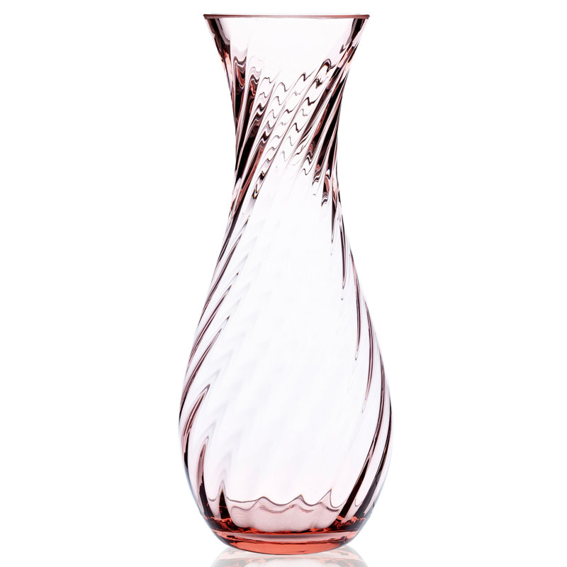 Quinn Crystal Carafe, Rose
