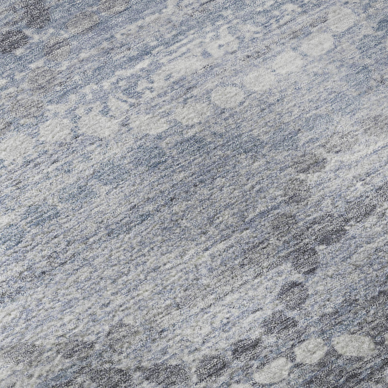 Premium Machine Washable Mayfield Gradient Rug, Teal, 2'6" x 3'10"