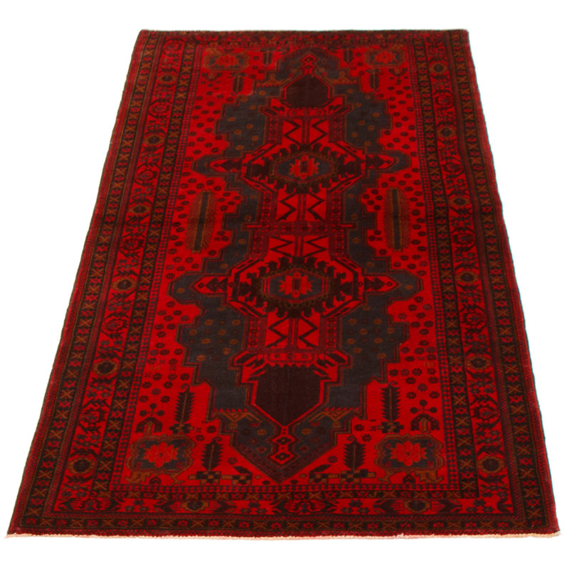 Tapis rouge Aled 3 pi 7 po x 6 pi 11 po