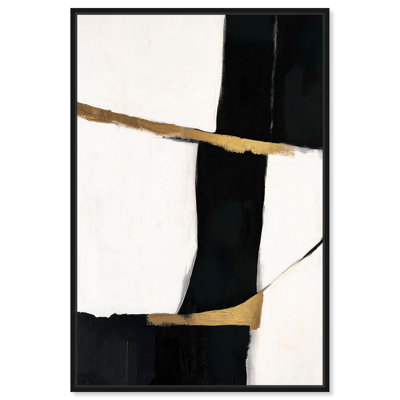 Art Remède noir et blanc, toile d'art Poids de noir II