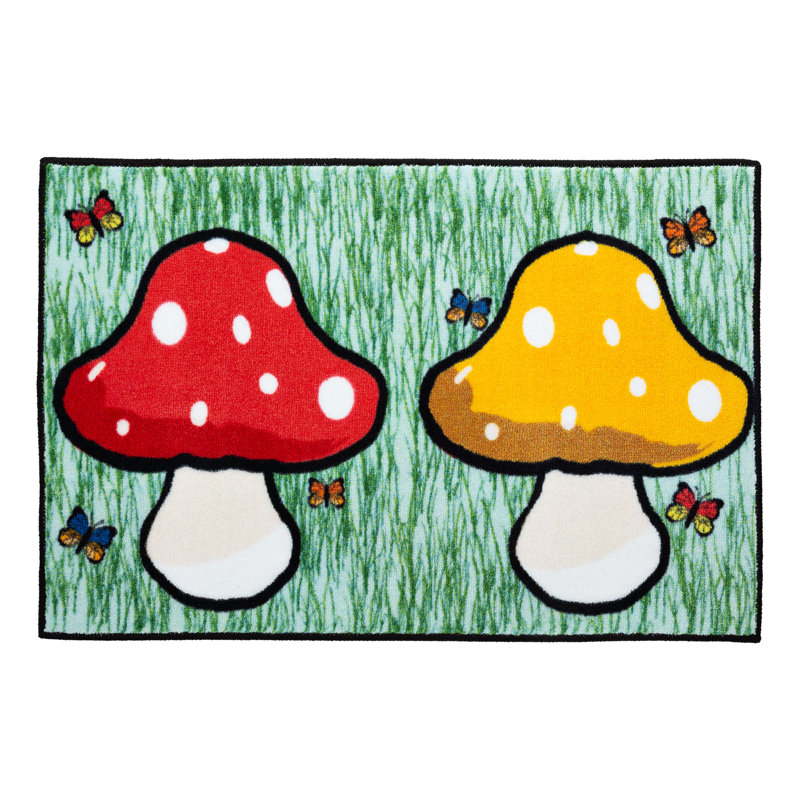 Tapis Buddy Time pour enfants (champignon et chaise de plage)