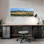 Vineyard N Canterbury, Nouvelle-Zélande, paysage contemporain abstrait, art mural-2104508321
