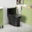 1.1/1.6 GPF Tornado Flush One-Piece Toilet Elongated, Siphonic S-trap 12",Soft Closing Seat, Button on Tank top ,Powerful Dual Flush MAP 1000g, Comfort Chair Seat ADA Height 17", Matte black-122579810
