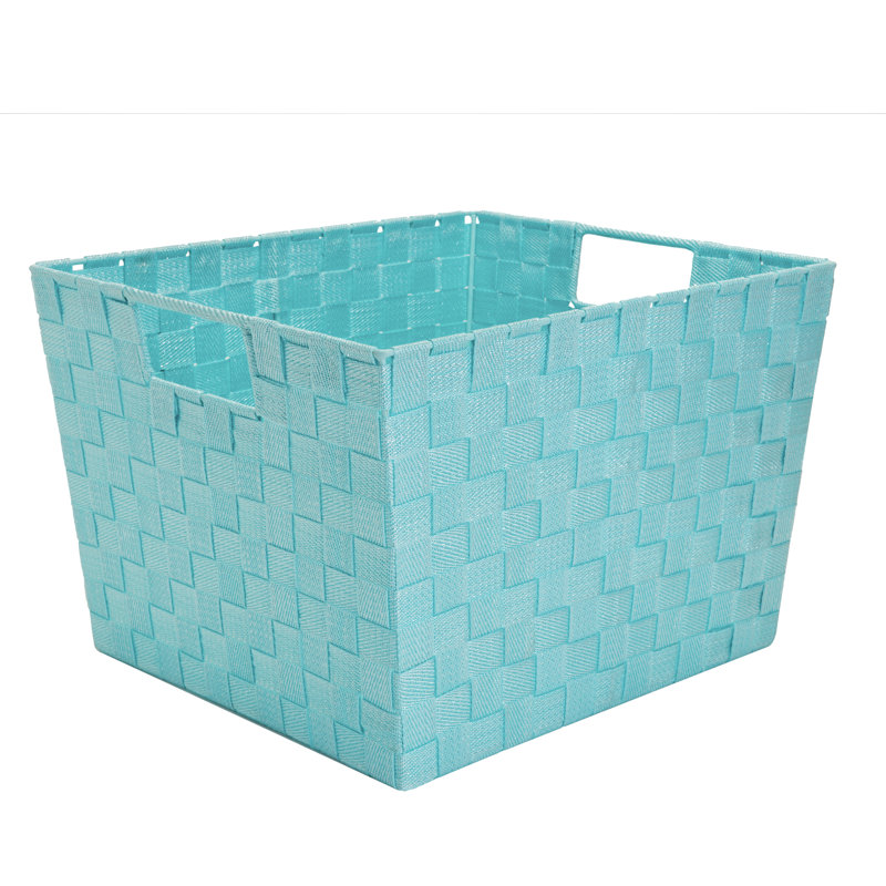 Simplify Fabric Box, 10" H x 15" W x 13" D, Mint