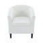Fauteuil demi-tonneau en cuir 28 po Seldon-1913726906