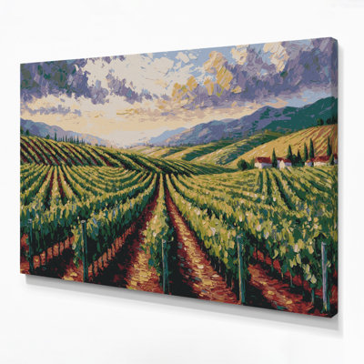 Art mural sur toile beige avec villes «Napa Valley CA»