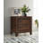 2-Drawer Nightstand Bedside Table Walnut