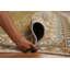 Tapis traditionnel vert en laine 10 x 13
