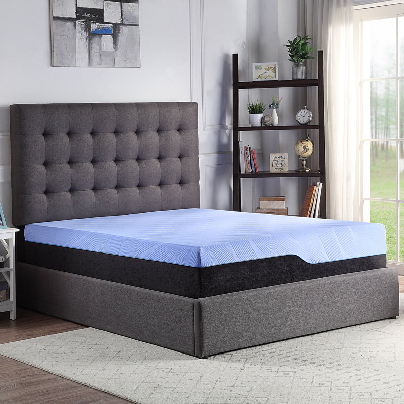 Refresh 12 inch Hybrid Cooling GelCare Memory Foam and Coil Kids Mattress, Queen
