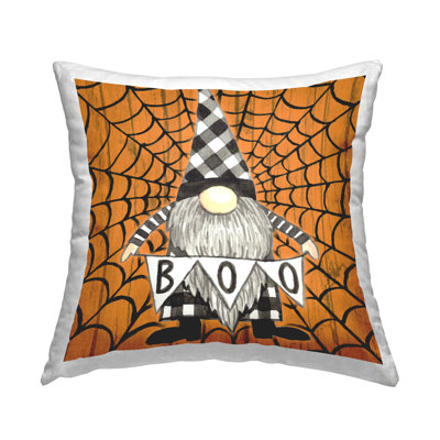 Coussin Rustic Halloween Gnome