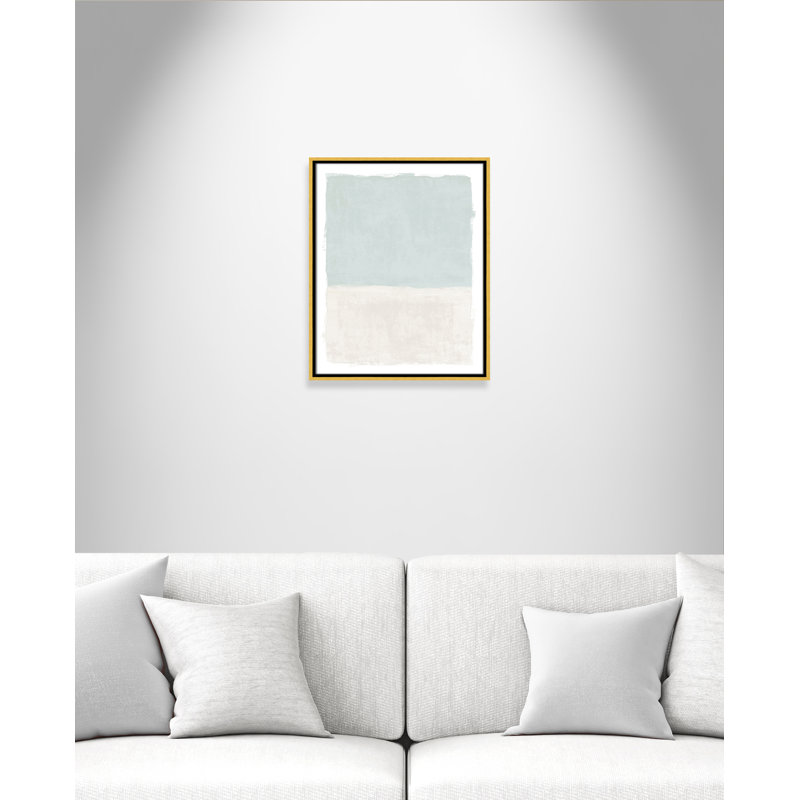 Ocean Tides I Print by Natalie Carpentieri, 17.5'' W x 21.5'' H, Gold Floater
