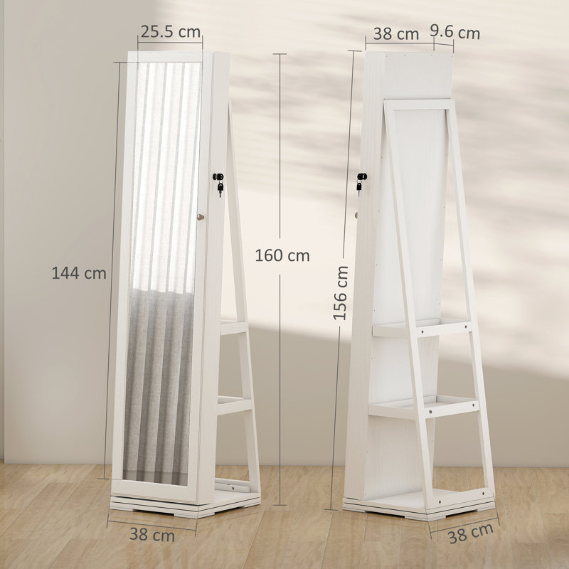 Freestanding Jewelry Armoire