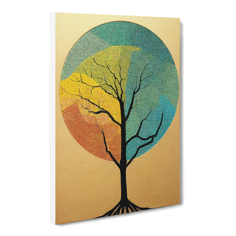 CAN-V0523-2556X Tree Design Vol.4 - Wrapped Canvas Print, 60cm H x 40cm W x 3cm D
