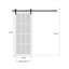Porte de grange moderne | Ego 5000 | Ensemble de quincaillerie lourde Silver Rail Track | Portes intérieures solides-99700717-99700722