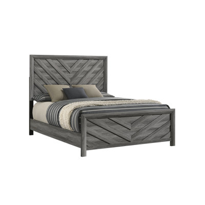 Le lit simple gris moderne, offrant un sommeil paisible, offre un lit élégant en bois, ajoutant une touche de classe à la chambre à coucher