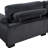 Traverse Black Loveseat