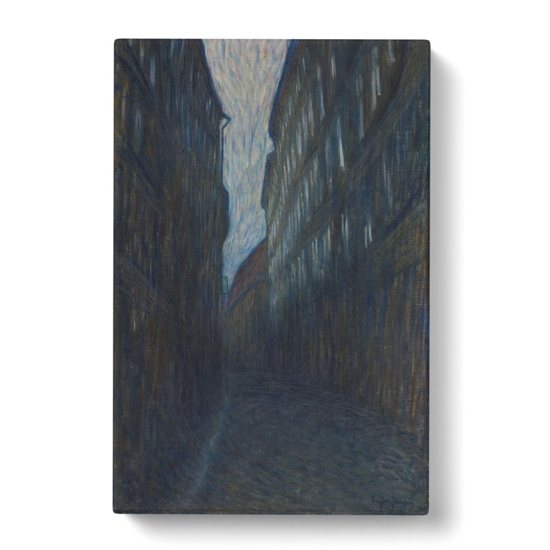 Summer Night by Eugene Jansson - Wrapped Canvas, 35cm H x 35cm W x 3cm D