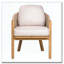 Chaise avec accoudoirs pour l'extérieur
