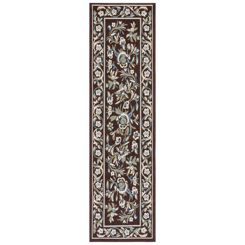 Centeno Veranda Performance Floral Indoor/Outdoor Area Rug, Runner 2'3" x 8'