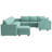 Modular U-Shaped Sectional with Storage -72249835