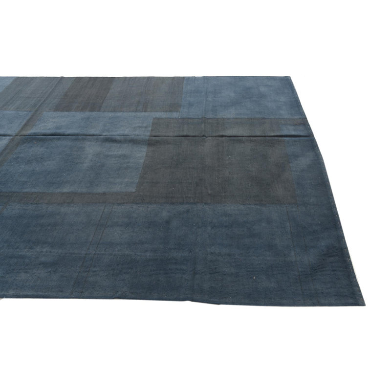 Tapis bleu marine 6x9